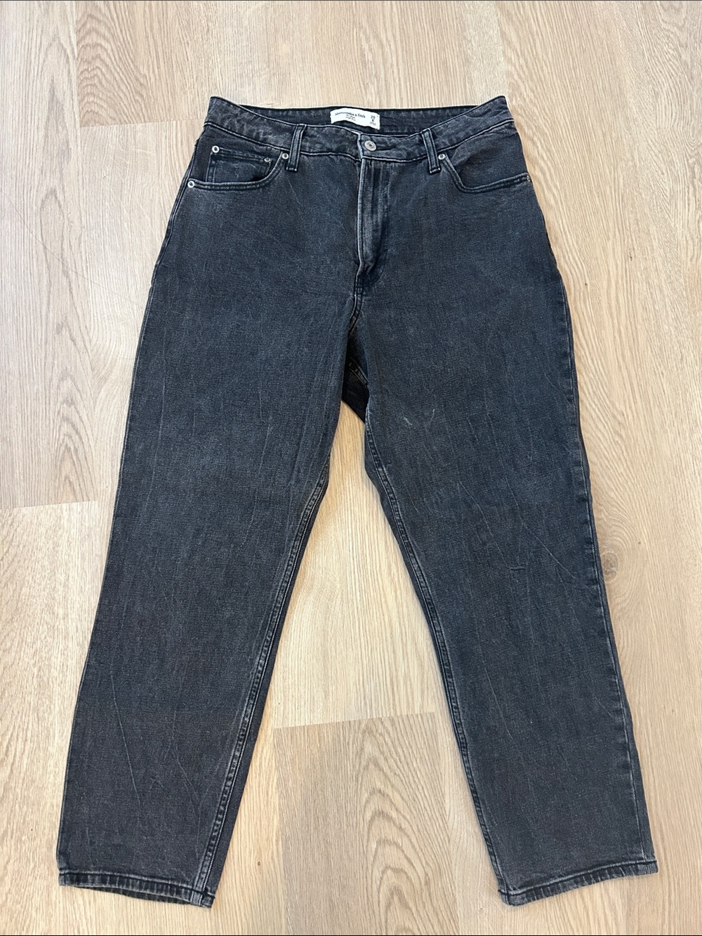 Women’s Abercrombie The Mom High Rise Straight Jeans